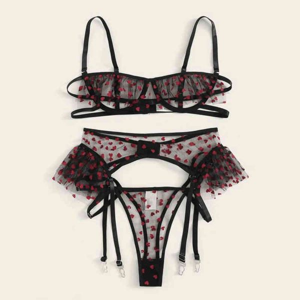 nxy set woman pajamas heart print garter sheer lingerie mesh cupless underwire thong cute lace bra 0216, Red;black
nxy set woman pajamas heart print garter sheer lingerie mesh cupless underwire thong cute lace bra 0216, Red;black