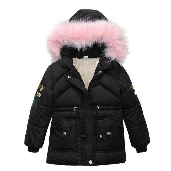 3-6 years winter keep warm girls jacket lining fleece thickening hooded outerwear for girl embroidered flowers on sleeves coat j220718, Blue;gray
3-6 years winter keep warm girls jacket lining fleece thickening hooded outerwear for girl embroidered flowers on sleeves coat j220718, Blue;gray