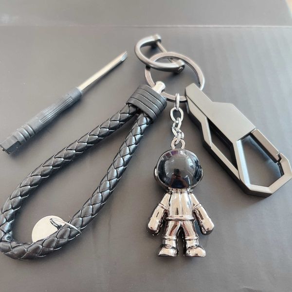 keychains new creative astronaut key chain metal personality men's and women's fashion car backpack pendant gift, Silver
keychains new creative astronaut key chain metal personality men's and women's fashion car backpack pendant gift, Silver