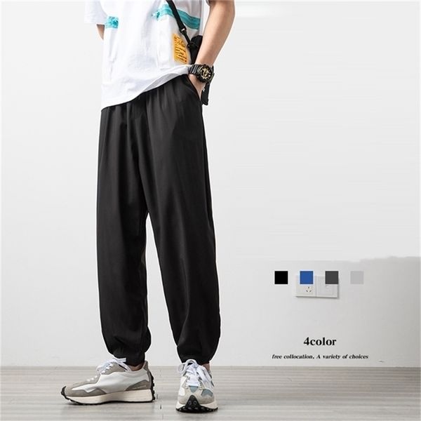 summer new loose harem joggers casual men's thin ice comfortable cool casual anklelength pants 4xl 5xl 210412, Black
summer new loose harem joggers casual men's thin ice comfortable cool casual anklelength pants 4xl 5xl 210412, Black