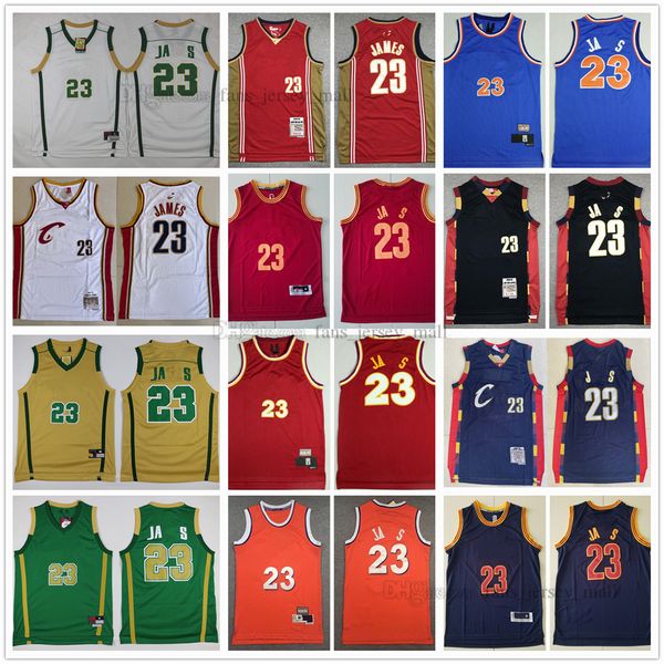 retro stitched basketball jerseys 6 james mitchell ness jersey 03- 04 custom women youth, Black;red 
retro stitched basketball jerseys 6 james mitchell ness jersey 03- 04 custom women youth, Black;red