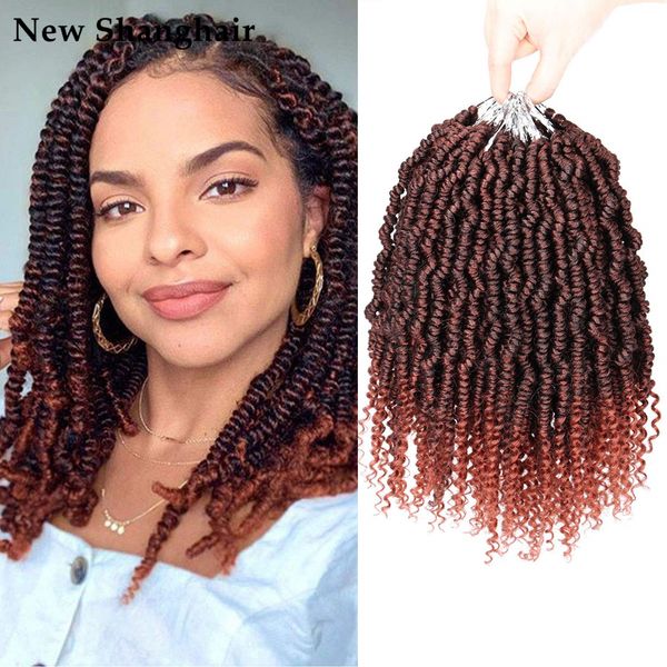 bomb twist crochet hair with curly ends 14 inch spring short pre twisted passion braids hair 24 strands/piece soft fluffy synthetic hair bra, Black
bomb twist crochet hair with curly ends 14 inch spring short pre twisted passion braids hair 24 strands/piece soft fluffy synthetic hair bra, Black