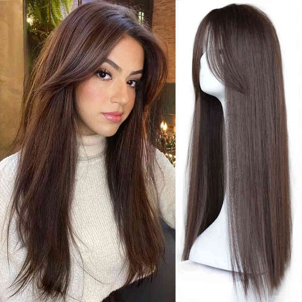 houyan long straight wig center split naturally provided headwear headwear invisible black synthetic wig, Golden;white
houyan long straight wig center split naturally provided headwear headwear invisible black synthetic wig, Golden;white