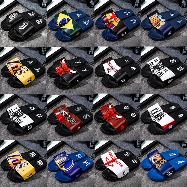 basketball football star logo sports slippers brand designer mens leisure rubber sandals beach slide non-slip flip flops indoor outdoor shoe, Black
basketball football star logo sports slippers brand designer mens leisure rubber sandals beach slide non-slip flip flops indoor outdoor shoe, Black
