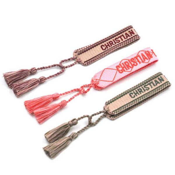 classic brand fashion bangles bracelets luxury women men handmade signature embroidered woven tassel adjustable bracelet jewelry friendship, Black
classic brand fashion bangles bracelets luxury women men handmade signature embroidered woven tassel adjustable bracelet jewelry friendship, Black