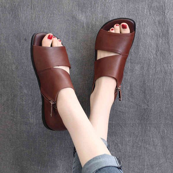 sandals spring and summer handsome british cowhide fish mouth side zipper flat bottom low heel soft sole sandals jb10, Black
sandals spring and summer handsome british cowhide fish mouth side zipper flat bottom low heel soft sole sandals jb10, Black
