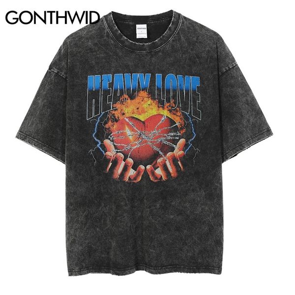 hip hop gothic t shirts streetwear mens vintage flame heart print cotton tshirts harajuku casual punk rock retro tees black 220622, White;black
hip hop gothic t shirts streetwear mens vintage flame heart print cotton tshirts harajuku casual punk rock retro tees black 220622, White;black