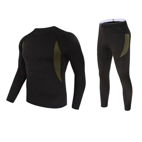 men's thermal underwear winter high-quality compression fleece sweat-absorbent and quick-drying for men b2hk#, Black;white
men's thermal underwear winter high-quality compression fleece sweat-absorbent and quick-drying for men b2hk#, Black;white