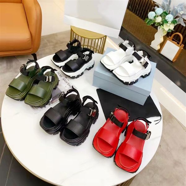 2022 spring new designer women sandals level pure color cowskin hook & loop thick soled old dad sandal summer stylish leisure girls sports s, Black
2022 spring new designer women sandals level pure color cowskin hook & loop thick soled old dad sandal summer stylish leisure girls sports s, Black