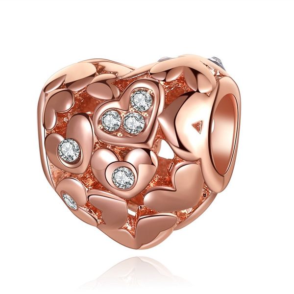 fits pandora bracelets 20pcs rose gold hollow heart silver crystal charm bead european charms fit original pandora bracelets diy jewelry for, Black
fits pandora bracelets 20pcs rose gold hollow heart silver crystal charm bead european charms fit original pandora bracelets diy jewelry for, Black