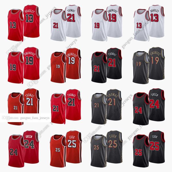 custom printed 2022 new city basketball jerseys 13 bradley 19 simonovic 21 thomas 24 green 25 cook red white black jersey size s--xxxl12, Black;red
custom printed 2022 new city basketball jerseys 13 bradley 19 simonovic 21 thomas 24 green 25 cook red white black jersey size s--xxxl12, Black;red