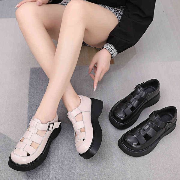 sandals large toe shoes women's thick soled muffin leather sandals 22 spring and autumn hollow soft mary jane leford single fesu, Black
sandals large toe shoes women's thick soled muffin leather sandals 22 spring and autumn hollow soft mary jane leford single fesu, Black