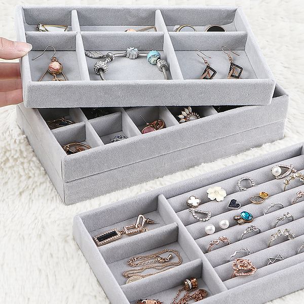 fashion drawer velvet jewelry organizer tray ring bracelet gift box jewlery storage earring holder display case 220617, Black;blue
fashion drawer velvet jewelry organizer tray ring bracelet gift box jewlery storage earring holder display case 220617, Black;blue