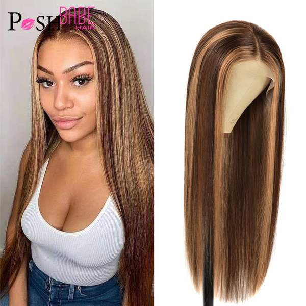 accessories p4-27 highlight straight lace front human hair wig brazilian hair with baby hair ombre brown colored 13x4 13x6 lace front wigs c, Silver
accessories p4-27 highlight straight lace front human hair wig brazilian hair with baby hair ombre brown colored 13x4 13x6 lace front wigs c, Silver