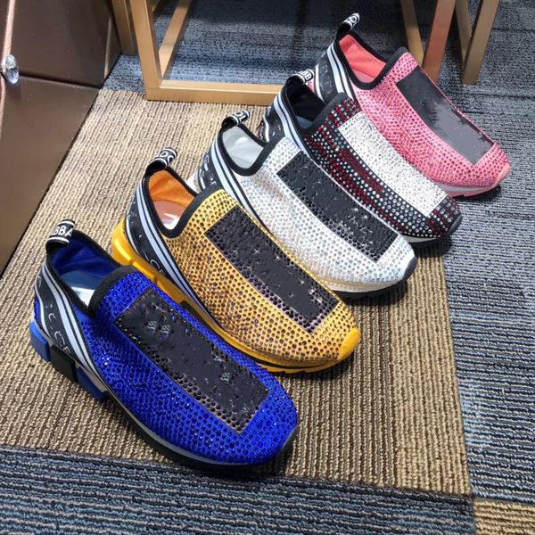 designer shoes sorrento sneakers men fabric stretch jersey slip-on sneaker lady two-tone rubber micro sole breathable casual shoe with box, Black
designer shoes sorrento sneakers men fabric stretch jersey slip-on sneaker lady two-tone rubber micro sole breathable casual shoe with box, Black