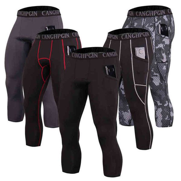 gym clothing mens compression pants with pocket quick dry sportswear running tights men legging fitness training sport cropped trousers 2206, White;black
gym clothing mens compression pants with pocket quick dry sportswear running tights men legging fitness training sport cropped trousers 2206, White;black