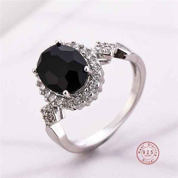 genuine jewelry sier color stackable ring black cz finger rings for women wedding party bague bijoux, Silver
genuine jewelry sier color stackable ring black cz finger rings for women wedding party bague bijoux, Silver