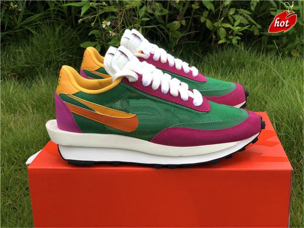 release sacai x ldwaffle black white nylon pine green varsity blue red purple wolf grey ld waffle men women sports shoes sneakers
release sacai x ldwaffle black white nylon pine green varsity blue red purple wolf grey ld waffle men women sports shoes sneakers