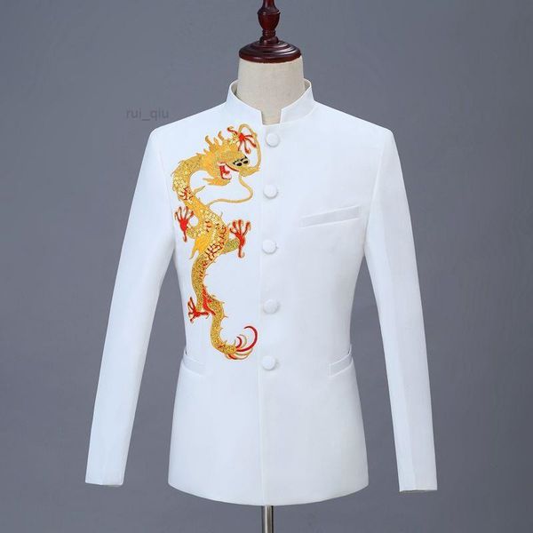 tracksuits chinese men's tunic dragon tang suit host costume singer performance men traditional festival jacket vintage cheongsam, Gray
tracksuits chinese men's tunic dragon tang suit host costume singer performance men traditional festival jacket vintage cheongsam, Gray