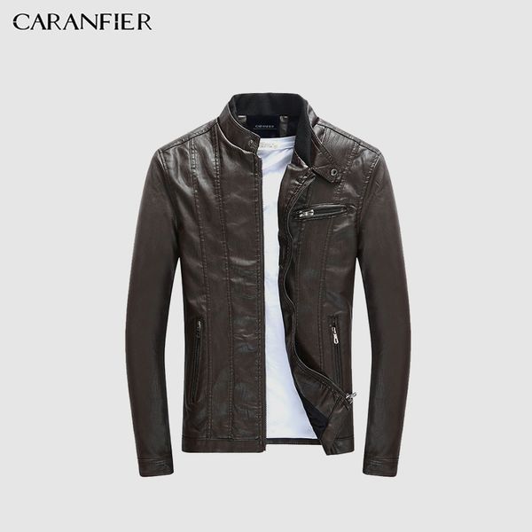 caranfier mens pu jackets coats motorcycle biker faux leather jacket men autumn winter clothes male classic thick velvet coat 220816, Black;brown
caranfier mens pu jackets coats motorcycle biker faux leather jacket men autumn winter clothes male classic thick velvet coat 220816, Black;brown