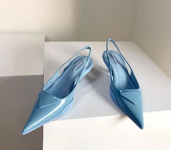 brand women sandals pumps low heels luxury designer brushed leather slingback pump lady wedding party dress shoes, Black
brand women sandals pumps low heels luxury designer brushed leather slingback pump lady wedding party dress shoes, Black