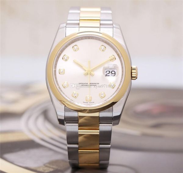 premium asian watch 2813 sports automatic mechanical fashion men's watches 36mm silver dial exquisite 18k gold stainless steel strap 11, Slivery;brown
premium asian watch 2813 sports automatic mechanical fashion men's watches 36mm silver dial exquisite 18k gold stainless steel strap 11, Slivery;brown