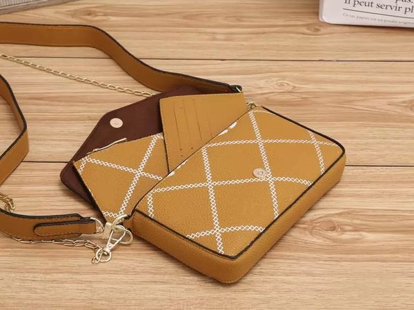 designer bag 3 pcs set multi pochette luxurys designers handbag bag wallets purse monograms woman fashion flap felicie chain shoulder crossb
designer bag 3 pcs set multi pochette luxurys designers handbag bag wallets purse monograms woman fashion flap felicie chain shoulder crossb
