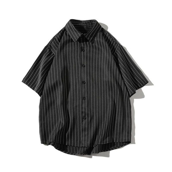 men's plus size dress shirts stripes long sleeve formal shirt black cotton 8xl casual loose shirt, White;black
men's plus size dress shirts stripes long sleeve formal shirt black cotton 8xl casual loose shirt, White;black
