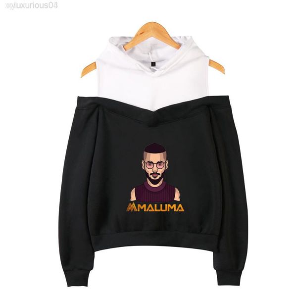 men's hoodies & sweatshirts colombian singer maluma hoodie off-the-shoulder women fashion print strapless shoulder coats, Black
men's hoodies & sweatshirts colombian singer maluma hoodie off-the-shoulder women fashion print strapless shoulder coats, Black