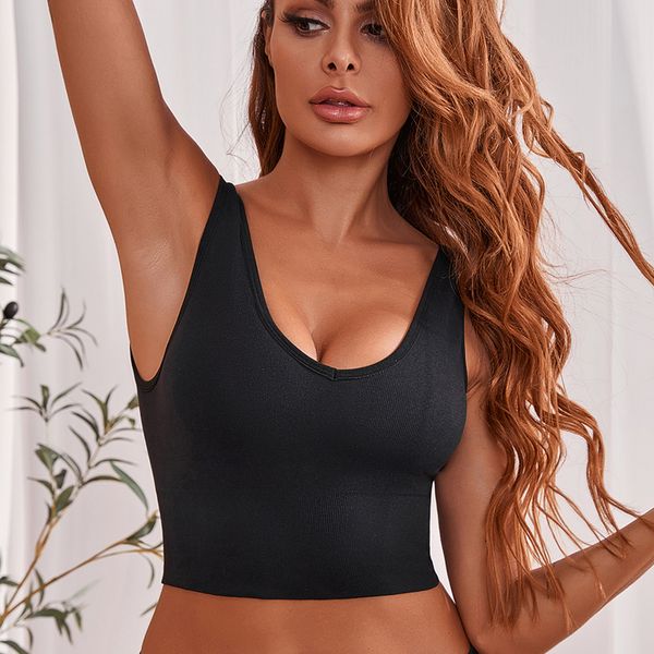 fashion black ladies camisoles u shape breathable running shockproof anti-sagging m003., Black;white
fashion black ladies camisoles u shape breathable running shockproof anti-sagging m003., Black;white