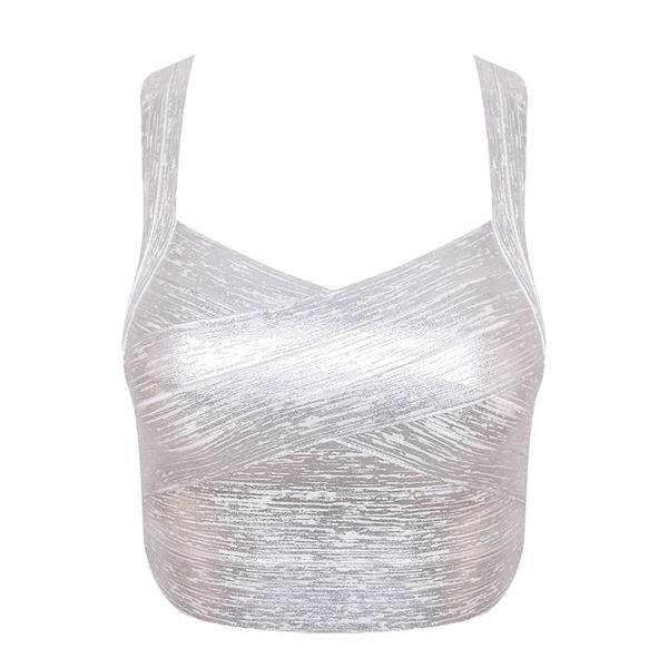 beaukey metallic silver strap tank summer arrival pattern bandage short crop silver gold plus size xl 210414, White
beaukey metallic silver strap tank summer arrival pattern bandage short crop silver gold plus size xl 210414, White