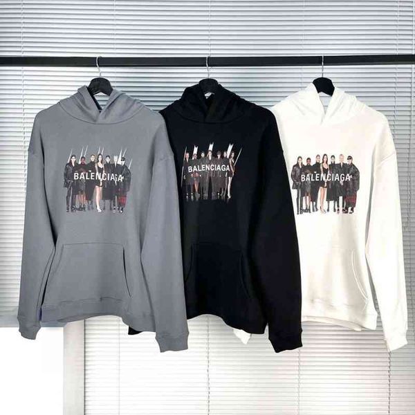 2022 designer bal hoodies and coats autumn winter hoodie female cotton male couple portrait b jacket european american loose sports large, Black
2022 designer bal hoodies and coats autumn winter hoodie female cotton male couple portrait b jacket european american loose sports large, Black