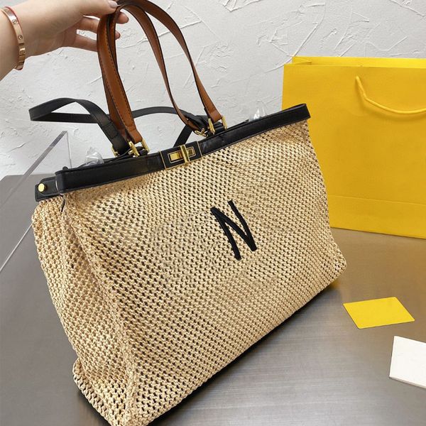 2022 summer raffia handwoven large tote bag for women fashionable high capacity straw bag designer shoulder bags vacation travel beach yello
2022 summer raffia handwoven large tote bag for women fashionable high capacity straw bag designer shoulder bags vacation travel beach yello