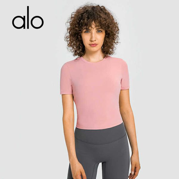 alo women's new yoga round neck yoga clothes breathable sports short-sleeved stretch slim t-shirt cropped top
alo women's new yoga round neck yoga clothes breathable sports short-sleeved stretch slim t-shirt cropped top