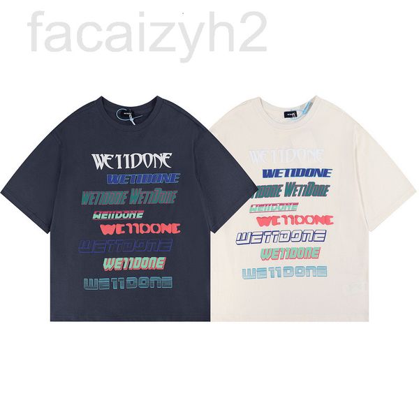 men's t-shirts designer correct spring and summer new we11done exclusive color neon bullet screen foam printing men's women's, White;black
men's t-shirts designer correct spring and summer new we11done exclusive color neon bullet screen foam printing men's women's, White;black
