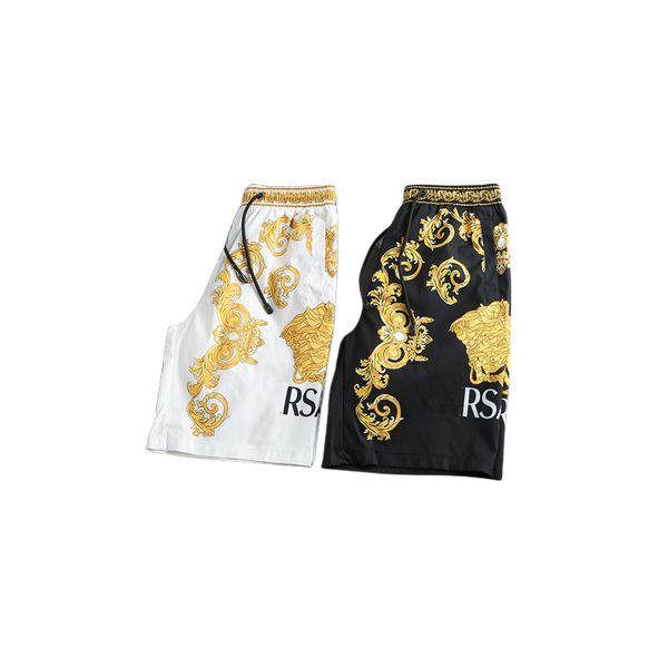 spring and summer new designer ba printed cotton sewing famous brand fashion leisure letter printing men's and women's beach pants, White;black
spring and summer new designer ba printed cotton sewing famous brand fashion leisure letter printing men's and women's beach pants, White;black