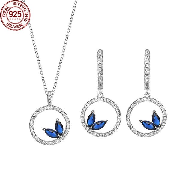 new arrival s925 sterling silver earrings necklace blue horse eye zircon jewelry set fashion
new arrival s925 sterling silver earrings necklace blue horse eye zircon jewelry set fashion
