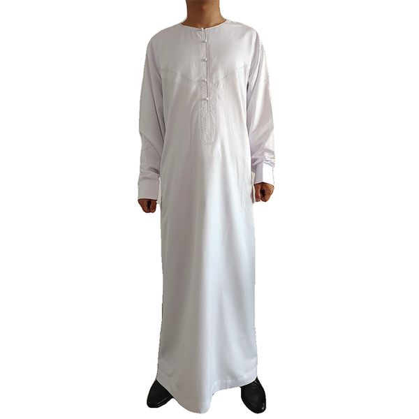 ethnic clothing new muslim ramadan prayer islamic fashion omani men's robe, Red
ethnic clothing new muslim ramadan prayer islamic fashion omani men's robe, Red