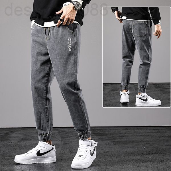 men's jeans designer jeans korean style loose and versatile 9-point leggings casual work clothes fashion brand long pants ydt0, Blue
men's jeans designer jeans korean style loose and versatile 9-point leggings casual work clothes fashion brand long pants ydt0, Blue