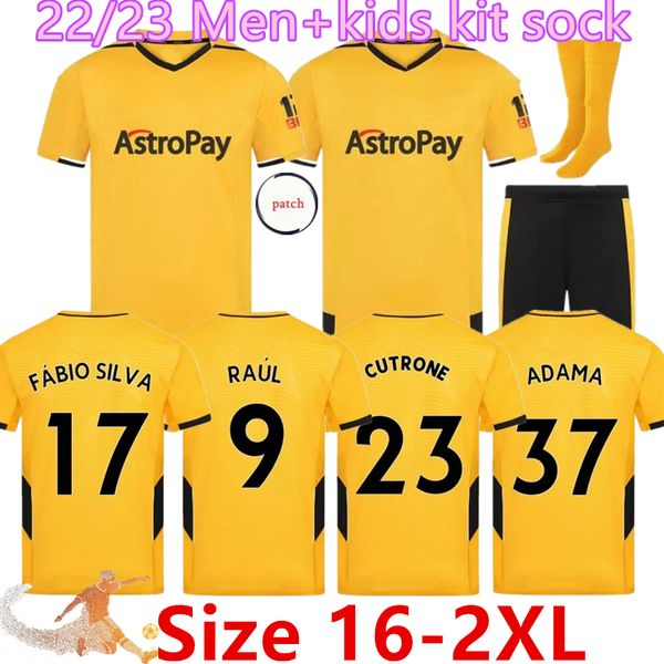 2022 2023 wolves soccer jerseys wanderers semedo neves raul 21/22 adama fabio silva podence j.otto men kids kit socks full sets jersey unifo, Black;yellow
2022 2023 wolves soccer jerseys wanderers semedo neves raul 21/22 adama fabio silva podence j.otto men kids kit socks full sets jersey unifo, Black;yellow