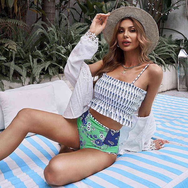 designer women's swimsuit bikini swimsuit women's spring high waist cover belly show thin print bikini swimming 411364, White;black
designer women's swimsuit bikini swimsuit women's spring high waist cover belly show thin print bikini swimming 411364, White;black
