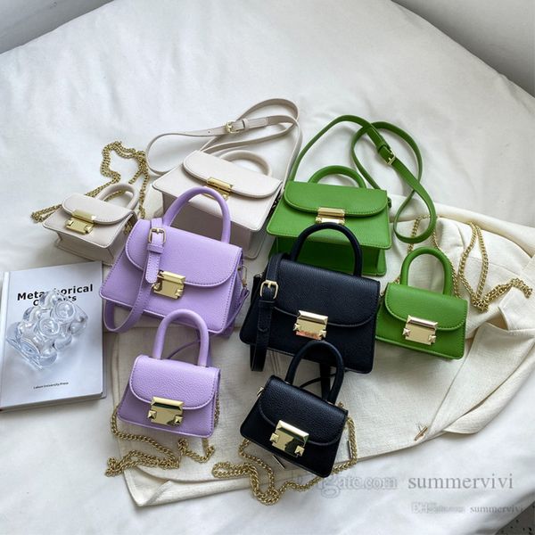 luxury children handbag 2022 kids metals buckle chain one shoulder bag mother and daughter princess messenger bags q7048, Black
luxury children handbag 2022 kids metals buckle chain one shoulder bag mother and daughter princess messenger bags q7048, Black