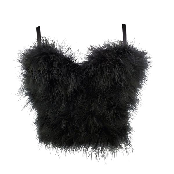 women designer club corset full feather black white red cotton camisole summer ladies trendy camis crop 220325
women designer club corset full feather black white red cotton camisole summer ladies trendy camis crop 220325