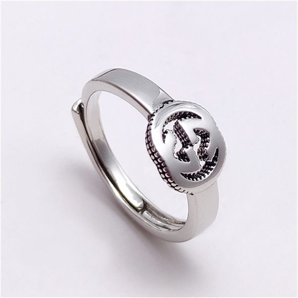 2022 fashion 20% off designer jewelry gujia double interlocking geometric ring japanese korean simple trend personalized men's and wome, Silver
2022 fashion 20% off designer jewelry gujia double interlocking geometric ring japanese korean simple trend personalized men's and wome, Silver