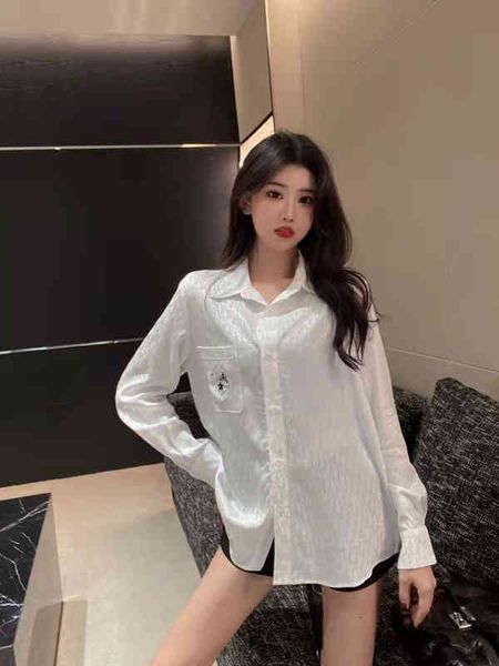 women's blouses & shirts cd early spring silk jacquard shirt old print shirt, White
women's blouses & shirts cd early spring silk jacquard shirt old print shirt, White