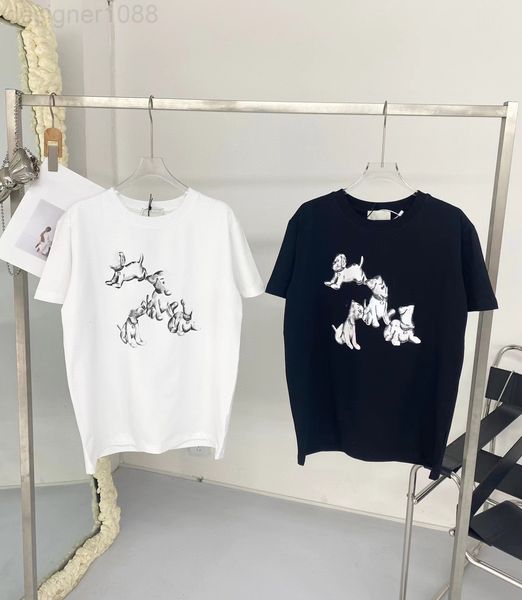 women's t-shirt designer 2022 spring and summer new cartoon bell dog print illustration age reduction fashion men's women's s, White
women's t-shirt designer 2022 spring and summer new cartoon bell dog print illustration age reduction fashion men's women's s, White