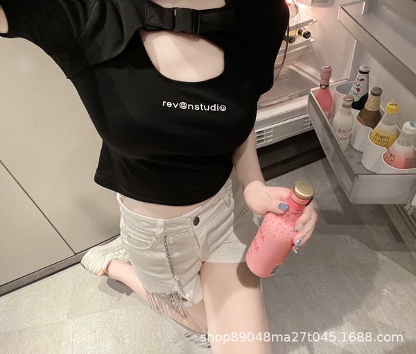 women's t-shirt designer chaopai 22ss early spring new tooling style design hollowed out careful machine simple letter short t 5lge, White
women's t-shirt designer chaopai 22ss early spring new tooling style design hollowed out careful machine simple letter short t 5lge, White