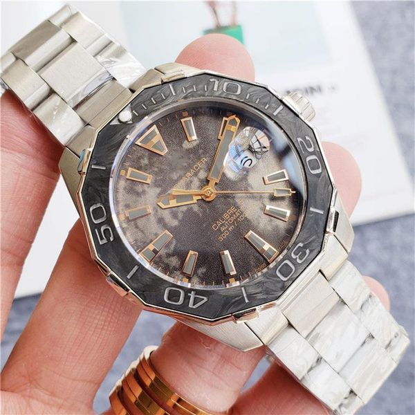 high-end men's mechanical watch selling style aaa waterproof boutique steel watchband the carbon fiber195t, Slivery;brown
high-end men's mechanical watch selling style aaa waterproof boutique steel watchband the carbon fiber195t, Slivery;brown