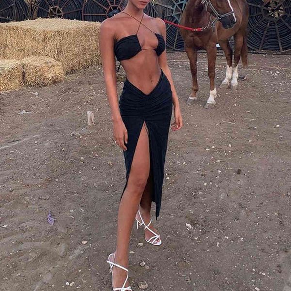 women's dresses clothing spring summer 2022 new wrap chest and neck strap zip back skirt set club party mini dress, Black;gray
women's dresses clothing spring summer 2022 new wrap chest and neck strap zip back skirt set club party mini dress, Black;gray