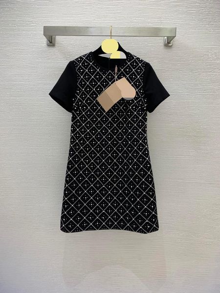 410 2022 spring summer brand same style dress short sleeve crew new a line above knee luxury womens clothes flora white black print beads we
410 2022 spring summer brand same style dress short sleeve crew new a line above knee luxury womens clothes flora white black print beads we